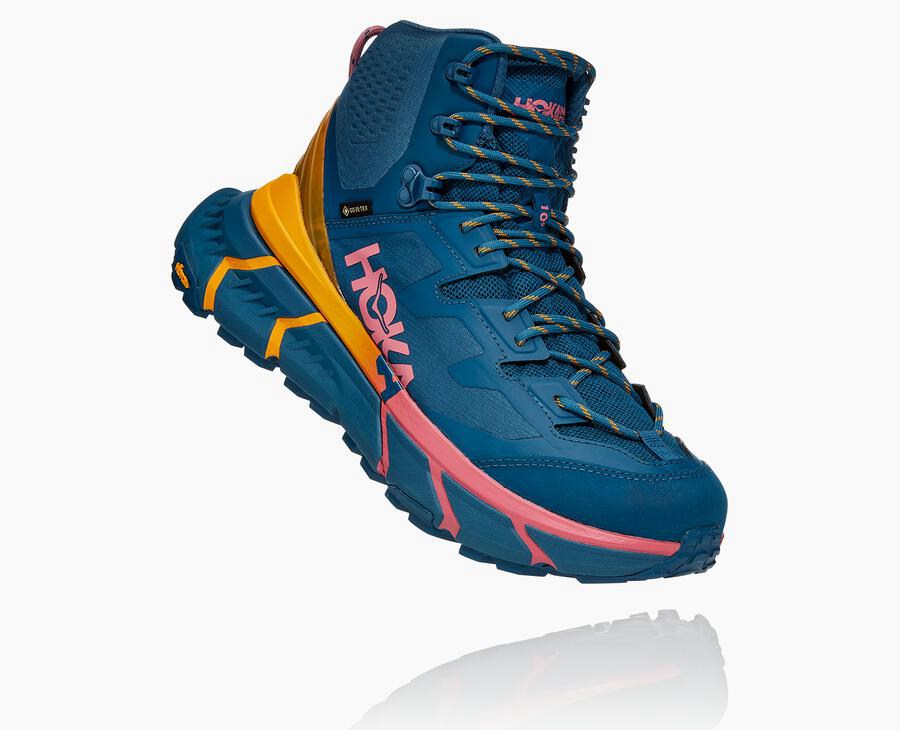 Hoka One One Yürüyüş Botları Erkek Mavi - Tennine Hike Gore-Tex - EV7386214